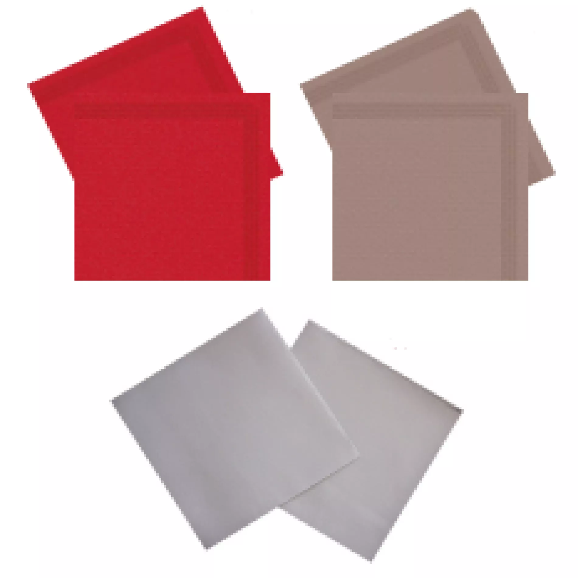 Les serviettes et sets de table Visuel